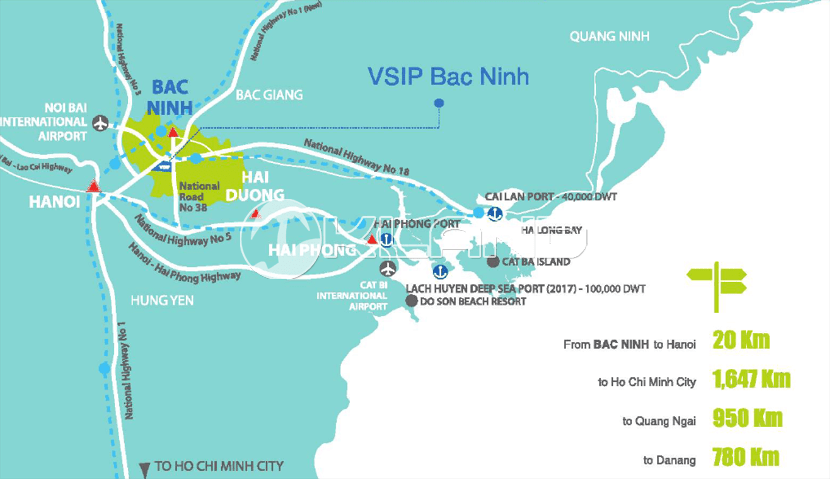 Khu công nghiệp VSIP Bắc Ninh: \
